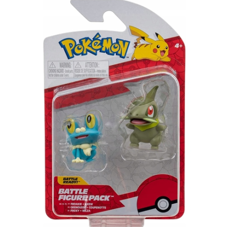 Pokémon: Froakie & Axew Battle Figure Pack Small
