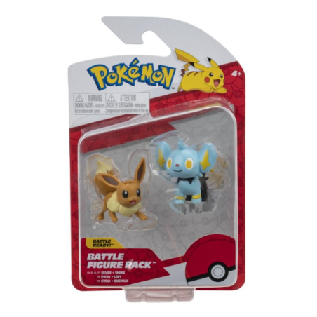 Pokémon: Eevee and Shinx Battle Figure Pack Small