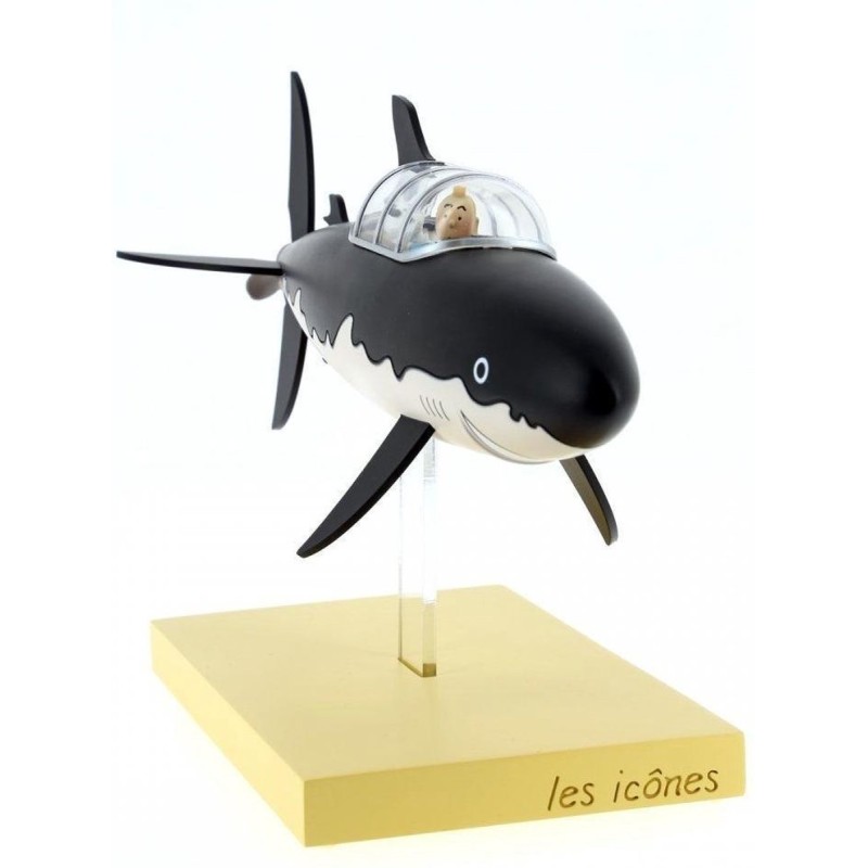 Kuifje: De Haaienduikboot Statue 26.5 x 10 x 15.2 cm