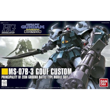 Gundam Model Kit: MS-07B-3 Gouf Custom HGUC 1/144
