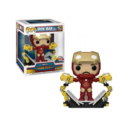 Funko Pop! Marvel: Iron Man with Gantry (Glow in the Dark