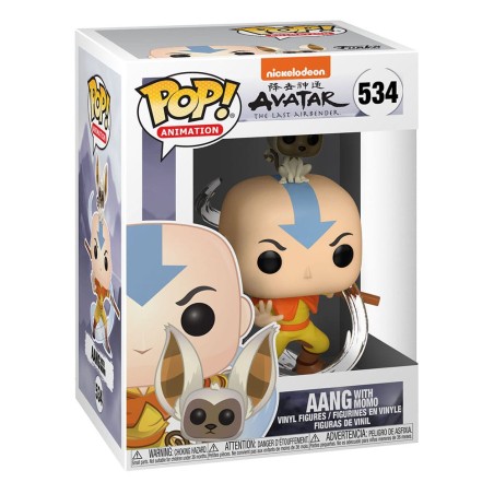 Funko Pop! Anime: Avatar The Last Airbender - Aang with Momo