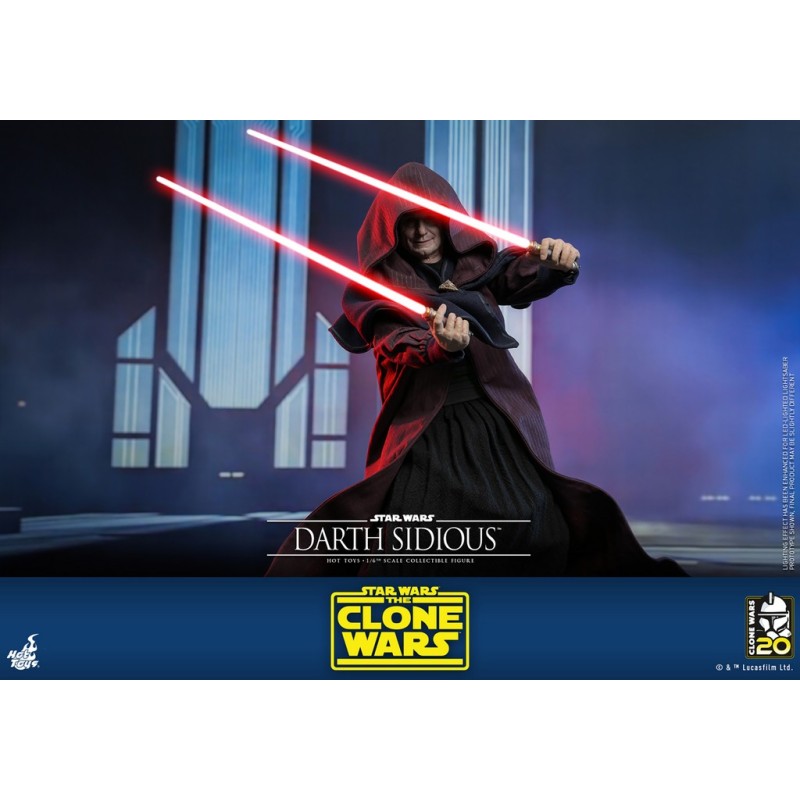 Darth sidious on sale clone wars figure