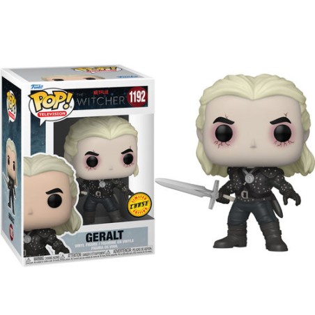 Funko Pop! Television: The Witcher - Geralt (Chase with soft Funko Pop! Television: The Witcher - Geralt (Chase with soft