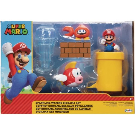 Nintendo: Super Mario Diorama Set Sparkling Waters