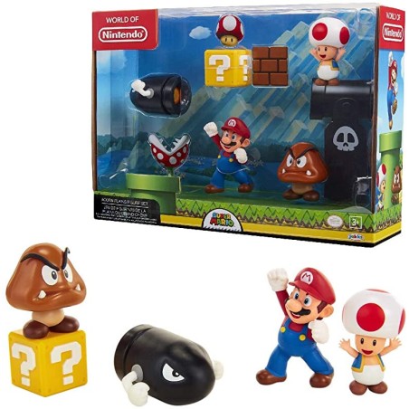 Nintendo: Super Mario Diorama Set Acorn Plains