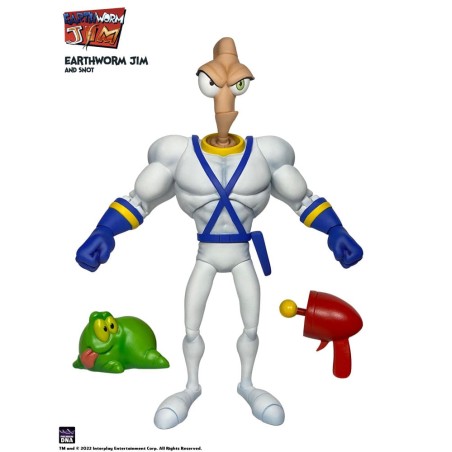 Earthworm Jim: Earthworm Jim & Snot Action Figure 15 cm