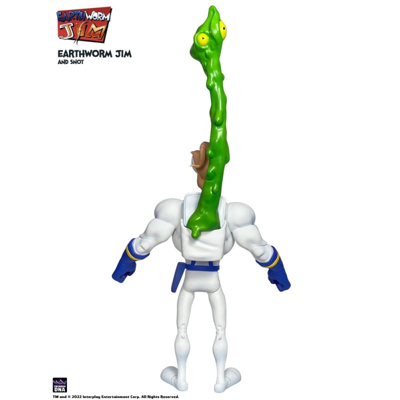 Earthworm Jim: Earthworm Jim & Snot Action Figure 15 cm