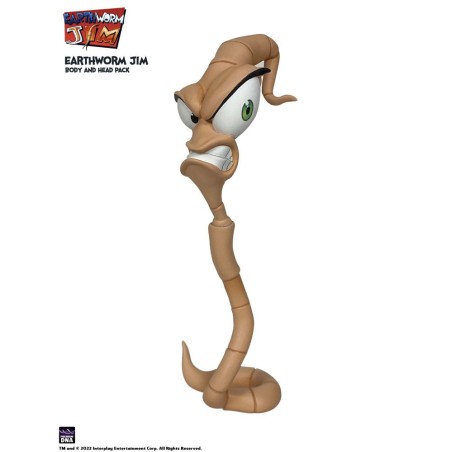 Earthworm Jim: Worm Body & Jim Heads Accessory Pack