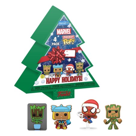 Funko Pocket Pop! Marvel: Holiday Box 4-pack