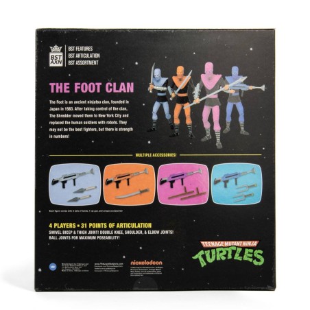 Teenage Mutant Ninja Turtles: Foot Soldier 4-Pack BST AXN