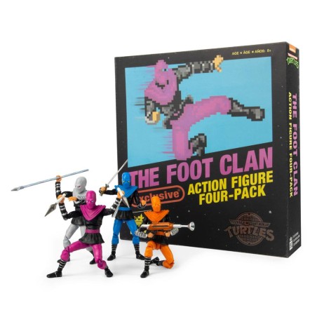 Teenage Mutant Ninja Turtles: Foot Soldier 4-Pack BST AXN