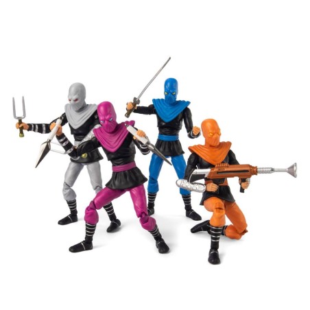 Teenage Mutant Ninja Turtles: Foot Soldier 4-Pack BST AXN Teenage Mutant Ninja Turtles: Foot Soldier 4-Pack BST AXN