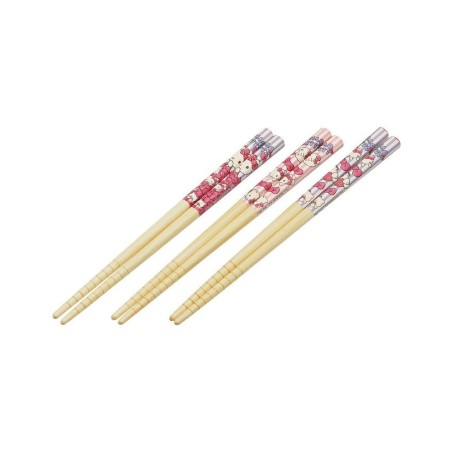 Hello Kitty Bamboo Chopsticks Set