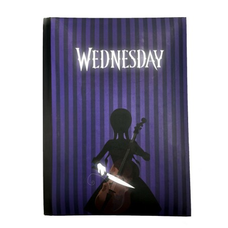 Wednesday: Classic Wednesday Notebook with Light