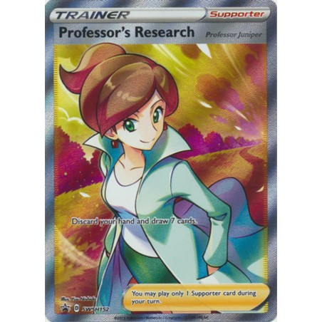 Pokémon: Professor's Research Full-Art Promo Card (SWSH152)