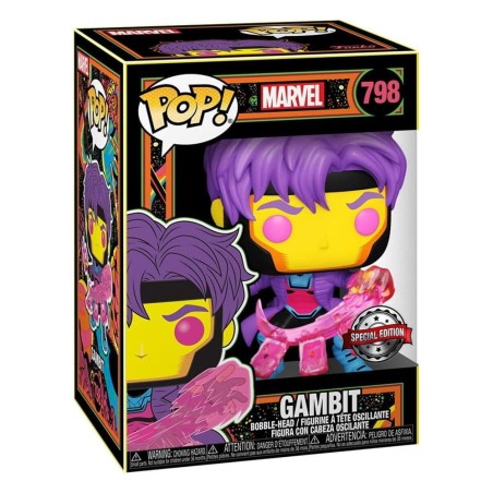 Funko Pop! Marvel: Gambit Blacklight (Exclusive)