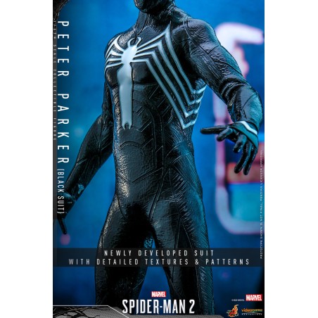 Peter Parker (Black Suit) Sixth Scale Figure by Hot Toys