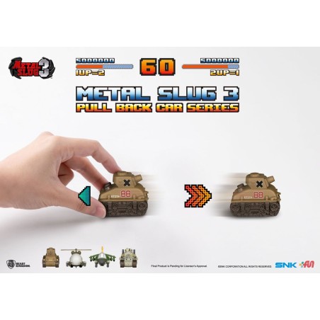 Metal Slug 3: Pull Back Cars Series 4-Set