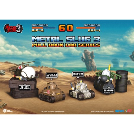 Metal Slug 3: Pull Back Cars Series 4-Set