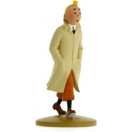 Tintin: Tintin with trench 12 cm