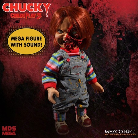 Child´s Play 3 Designer Series Talking Pizza Face Chucky 38 cm Child´s Play 3 Designer Series Talking Pizza Face Chucky 38 cm