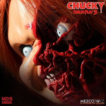 Child´s Play 3 Designer Series Talking Pizza Face Chucky 38 cm Child´s Play 3 Designer Series Talking Pizza Face Chucky 38 cm