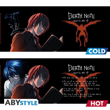 Death Note - Mug Heat Change - 460 ml - Kira & Ryuk
