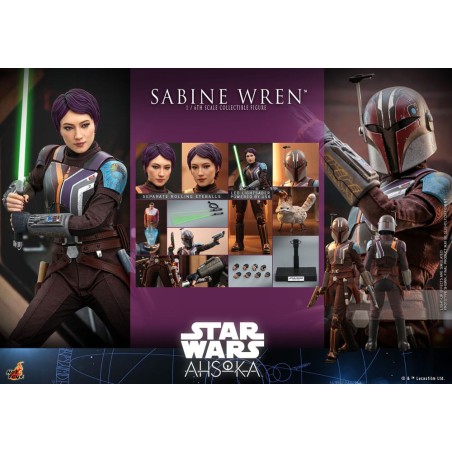 Hot Toys Star Wars: Sabine Wren 1/6 Scale Action Figure 28 cm