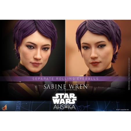 Hot Toys Star Wars: Sabine Wren 1/6 Scale Action Figure 28 cm