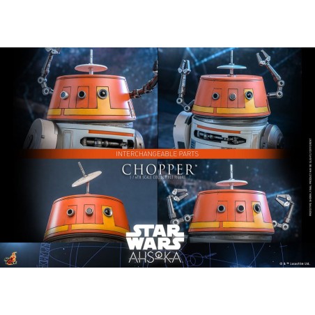 Hot Toys Star Wars: Ahsoka Action Figure 1/6 Chopper 18 cm