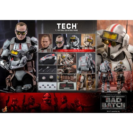 Hot Toys Star Wars: The Bad Batch Action Figure 1/6 Tech 31 cm