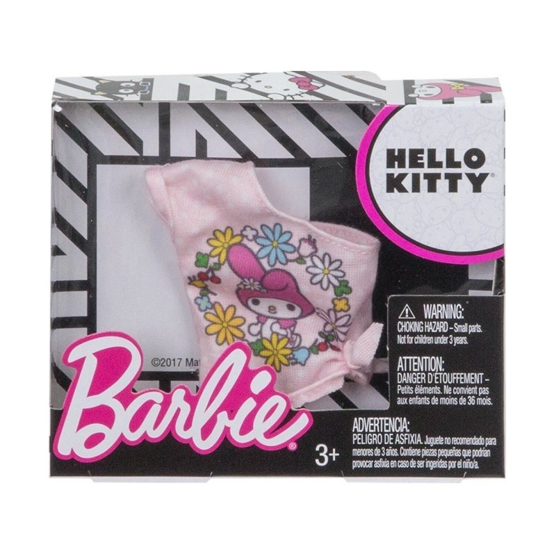 Barbie: Hello Kitty Fashion - Pink One Shoulder Shirt