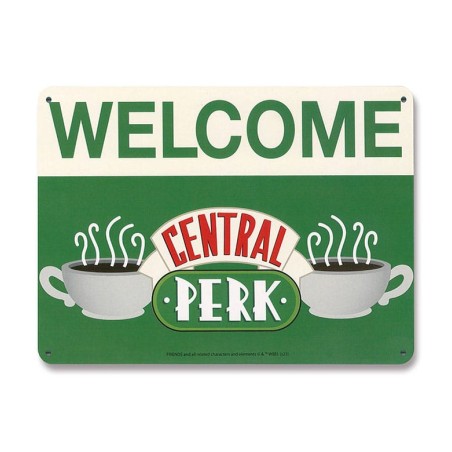 Friends: Central Perk Welcome Tin Sign 15 x 21 cm