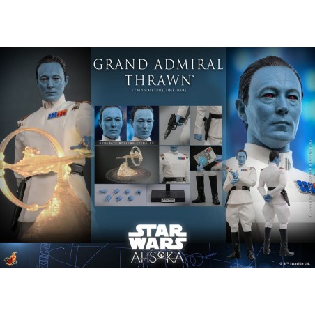 Hot Toys Star Wars: Grand Admiral Thrawn (Ahsoka) 1/6 Action
