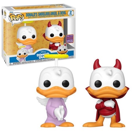 Funko Pop! Disney: Donald Duck Shoulder Angel & Demon 2-pack