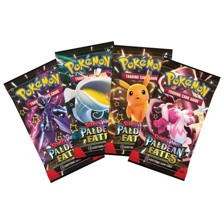 Pokémon: Paldean Fates Art Set (4 Booster Packs)