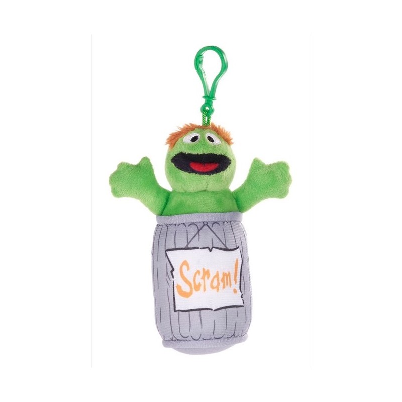 Sesamstraat: Oscar Plush Bagclip 10 cm