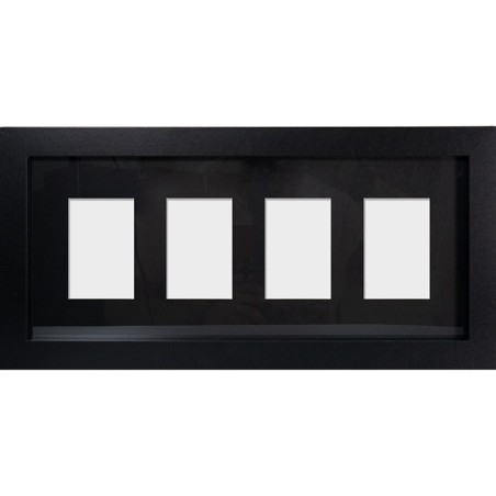 Trading Card Collector Frame 4 position Black (40x17cm)