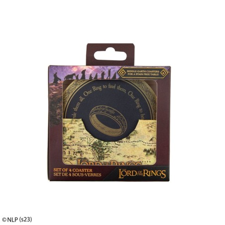 The Lord of the Rings: Coaster Onderzetter 4-pack