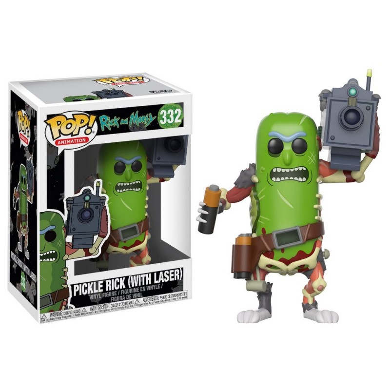 Funko Pop! Animation: Rick and Morty - Pickle Rick with Laser