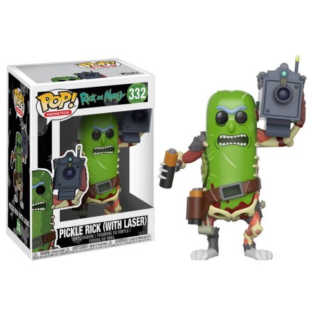 Funko Pop! Animation: Rick and Morty - Pickle Rick with Laser Funko Pop! Animation: Rick and Morty - Pickle Rick with Laser