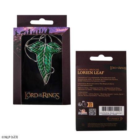 The Lord of the Rings: Lorien Leaf Elven Brooch