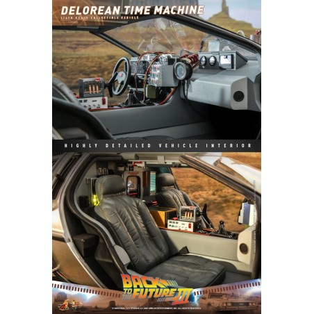 Hot Toys Back to the Future III: DeLorean Time Machine 1/6