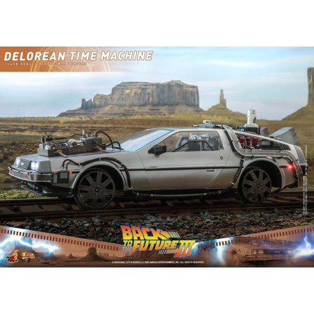 Hot Toys Back to the Future III: DeLorean Time Machine 1/6