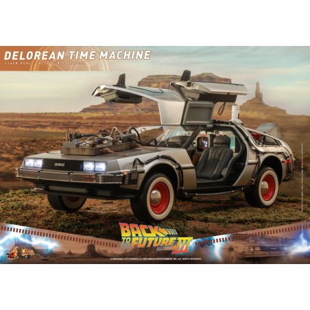 Hot Toys Back to the Future III: DeLorean Time Machine 1/6