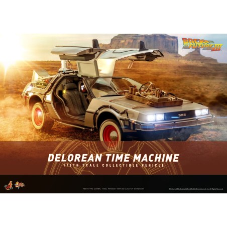 Hot Toys Back to the Future III: DeLorean Time Machine 1/6