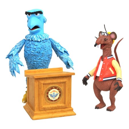 The Muppets Select Action Figure 2-Pack Sam the Eagle & Rizzo