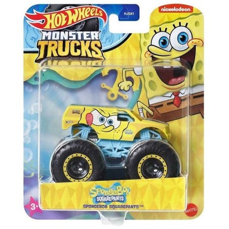 Hot Wheels Spongebob Die cast Monster Trucks 1:64 Spongebob