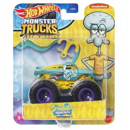Hot Wheels Spongebob Die cast Monster Trucks 1:64 Squidward